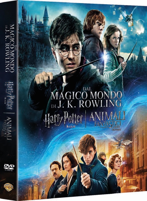vendita DVD, Blu-Ray, 4K e UHD: Dal Magico Mondo di J. K.  Rowling - Harry Potter + Animali Fantastici (9 DVD)