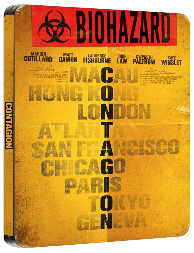 Dvd-store.it Vendita DVD, Blu-Ray, 4K E UHD: Contagion (4K Ultra HD ...