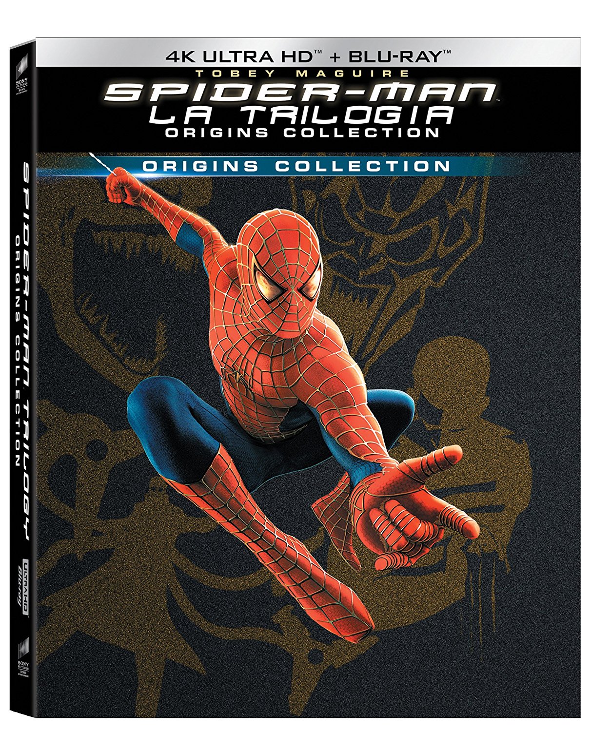 vendita DVD, Blu-Ray, 4K e UHD: Spider-Man - La Trilogia -  Origins Collection (3 4K Ultra HD + 4 Blu-Ray Disc - DigiBook)