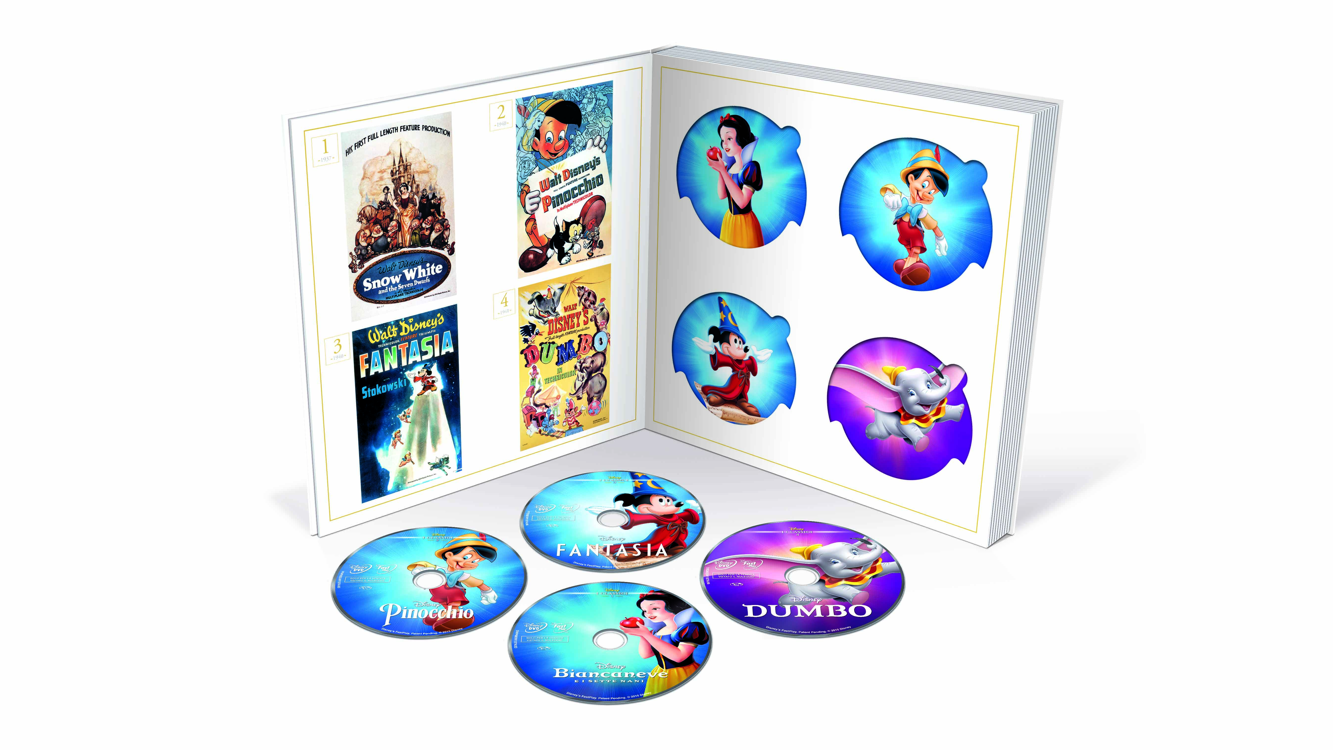 vendita DVD, Blu-Ray, 4K e UHD: Le Fiabe Disney - Cofanetto da  Collezione (6 DVD)